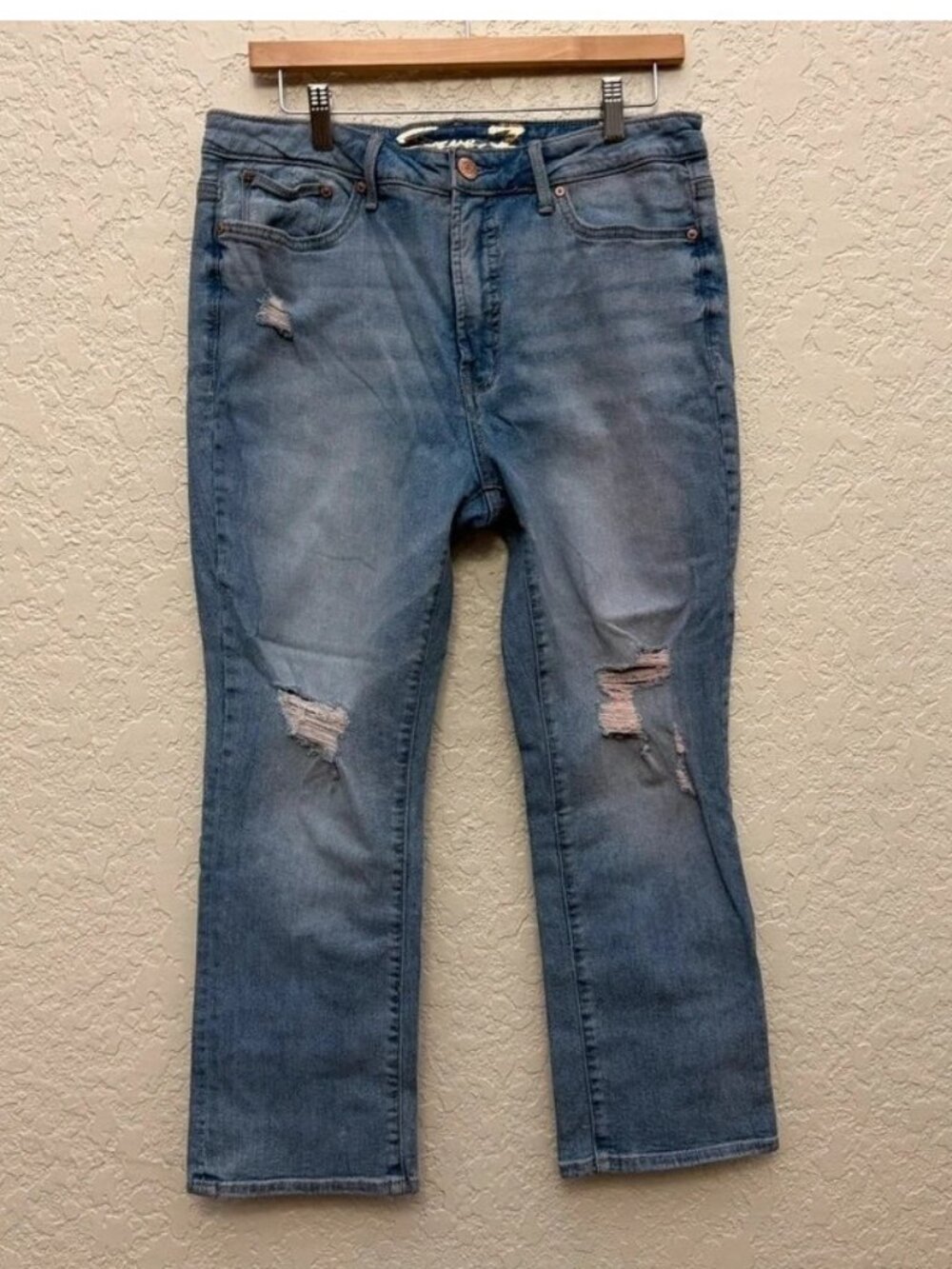 Seven7 Straight Leg Ankle Jeans